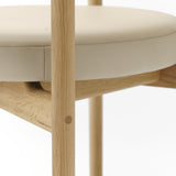 Minatomirai Cafe Side Chair N-SC01: Upholstered + DI