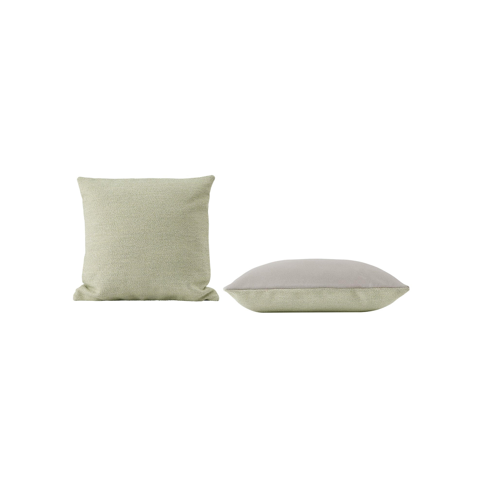 Mingle Cushion: Square + Light Green