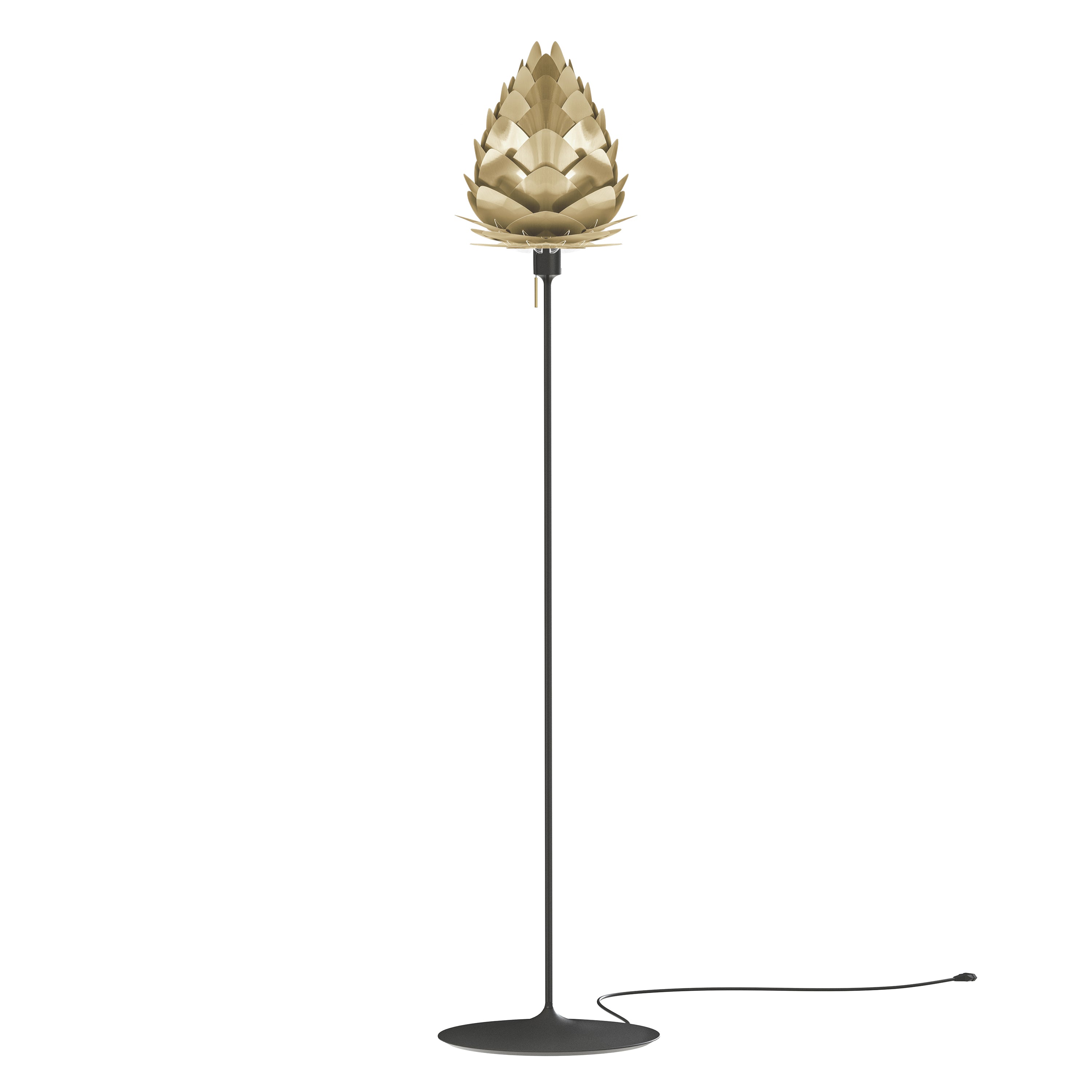 Conia Champagne Floor Lamp: Mini - 11.8