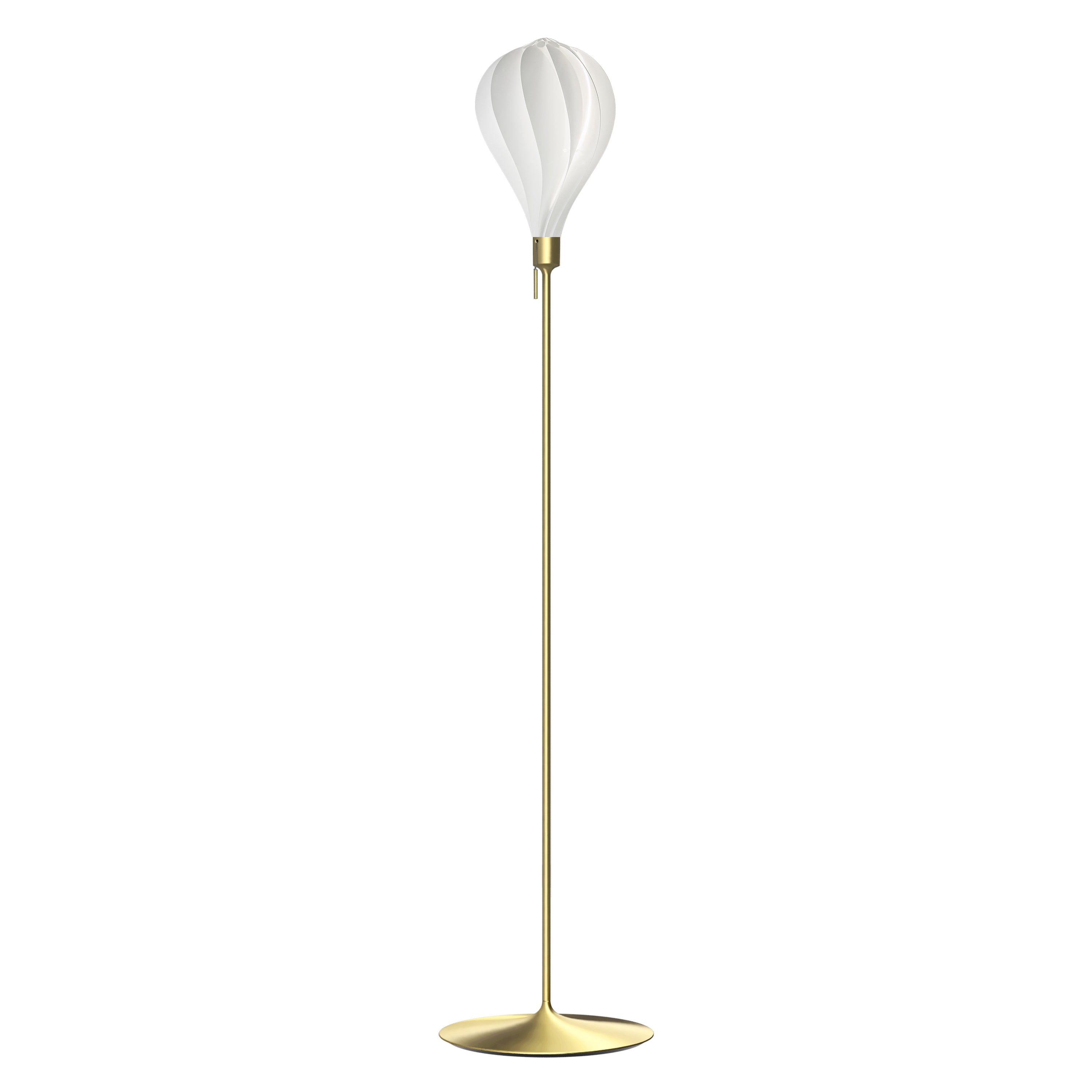 Alva Champagne Floor Lamp: Mini - 8