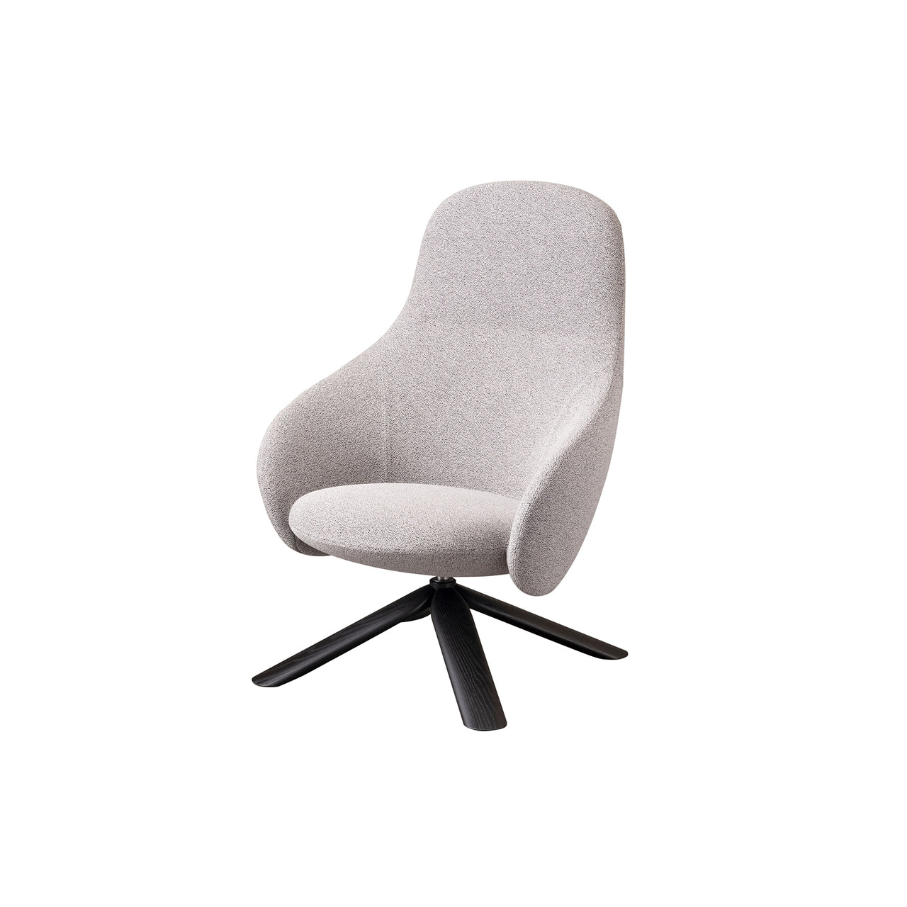 Nebula Lounge Chair: Black Ash