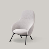 Nebula Lounge Chair: Steel Base