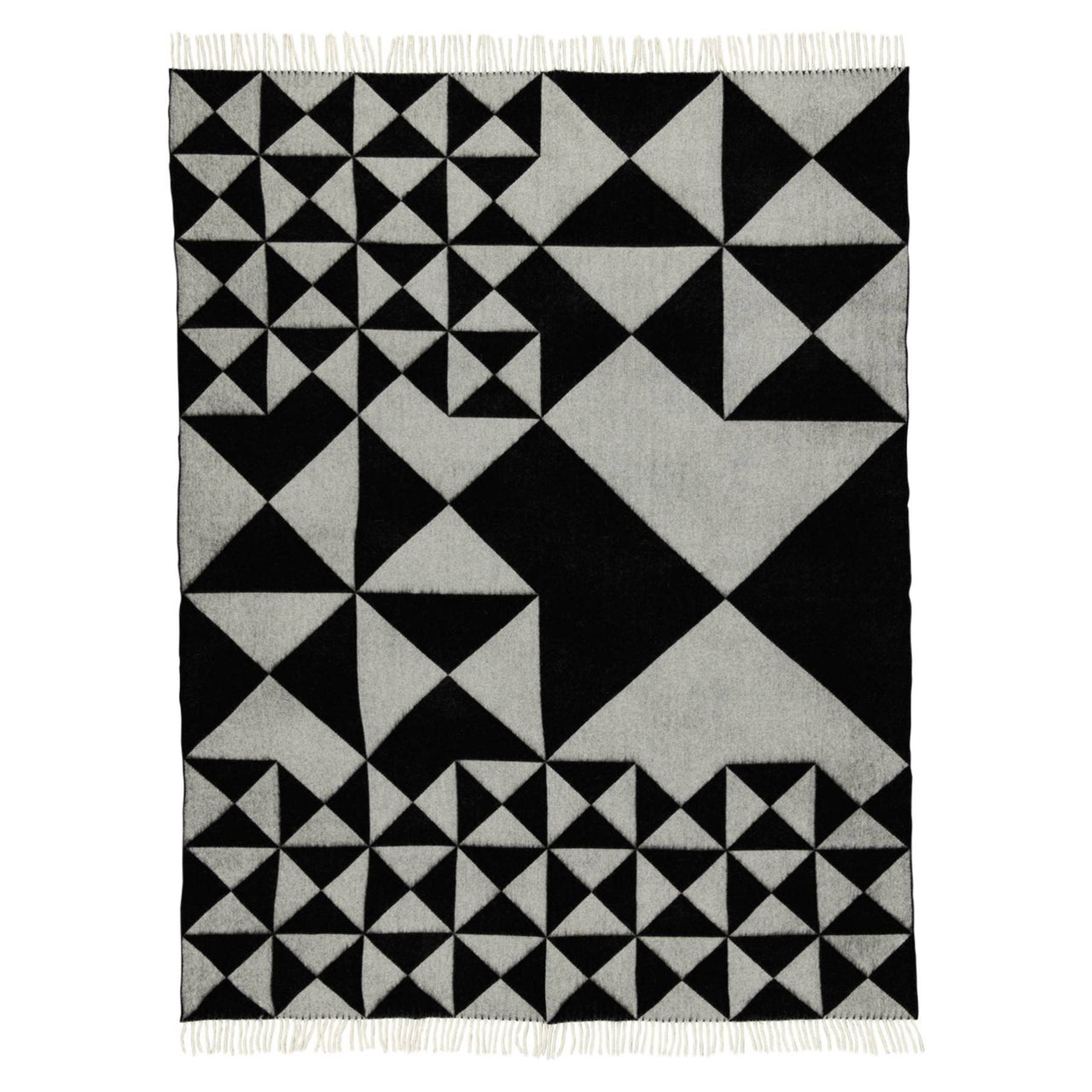 Mirror Throw Blanket: Black