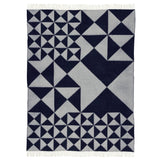 Mirror Throw Blanket: Blue