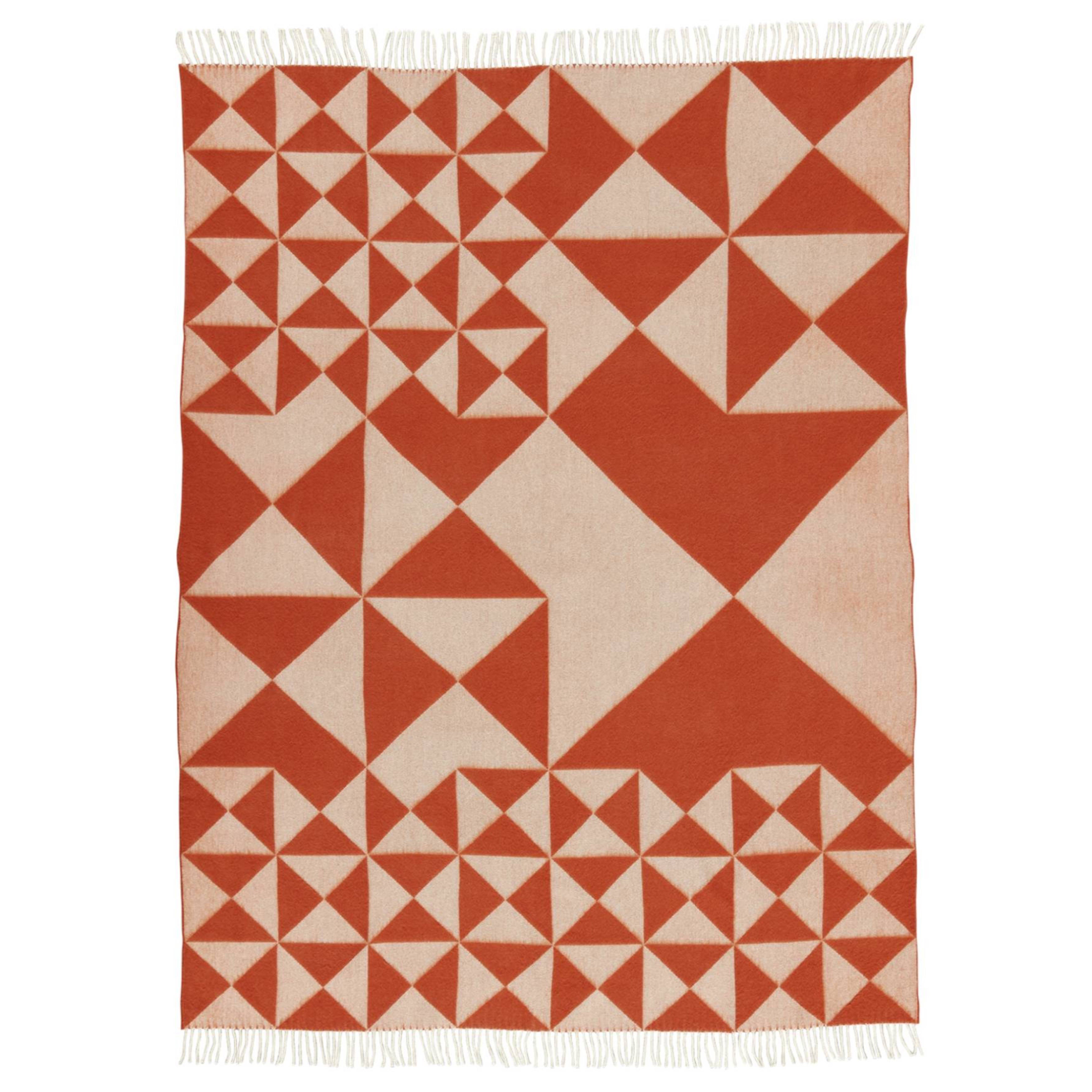 Mirror Throw Blanket: Orange