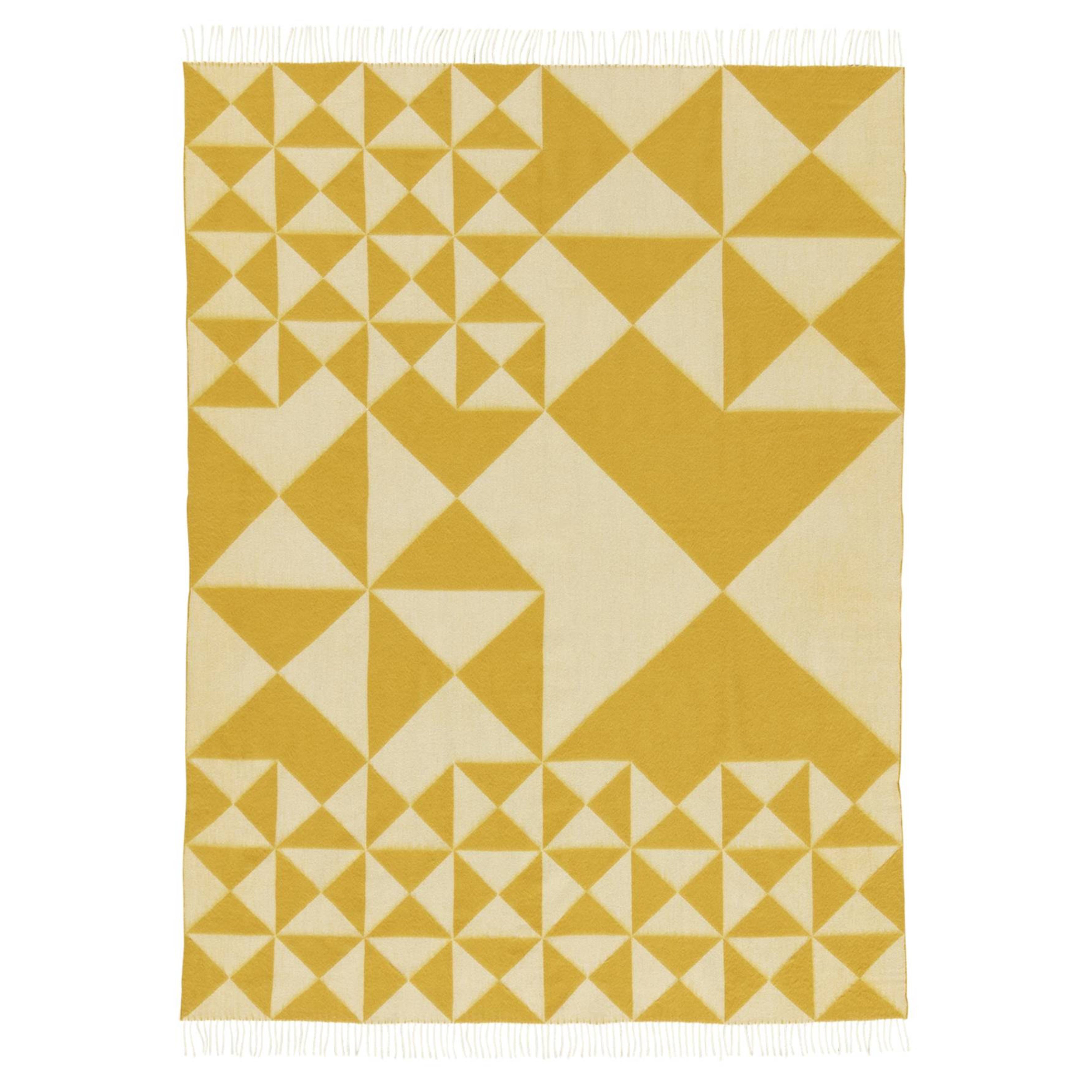 Mirror Throw Blanket: Yellow