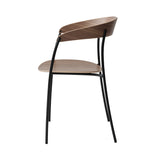 Missing Chair: Lacquered Walnut + With Arm