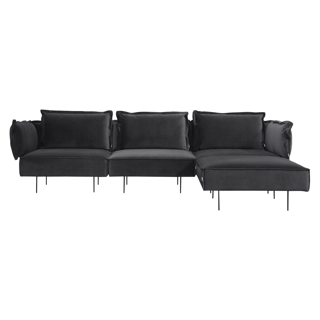 3-Seat Modular Sofa with Chaise: Sapphire 802