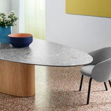 Monoplauto Dining Table: Organic Shaped + Stone Top + LS