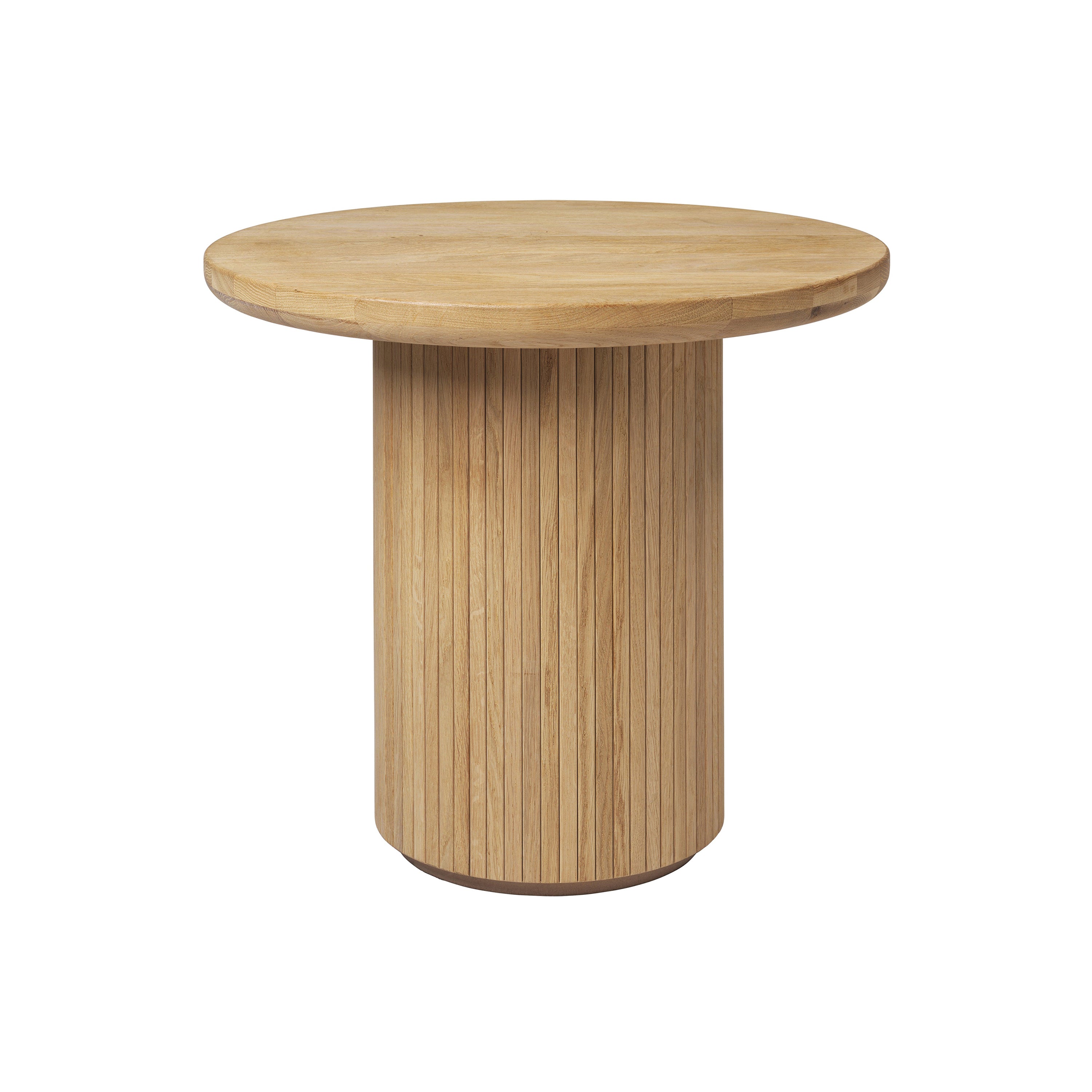 Moon Lounge Table: Oiled Solid Oak
