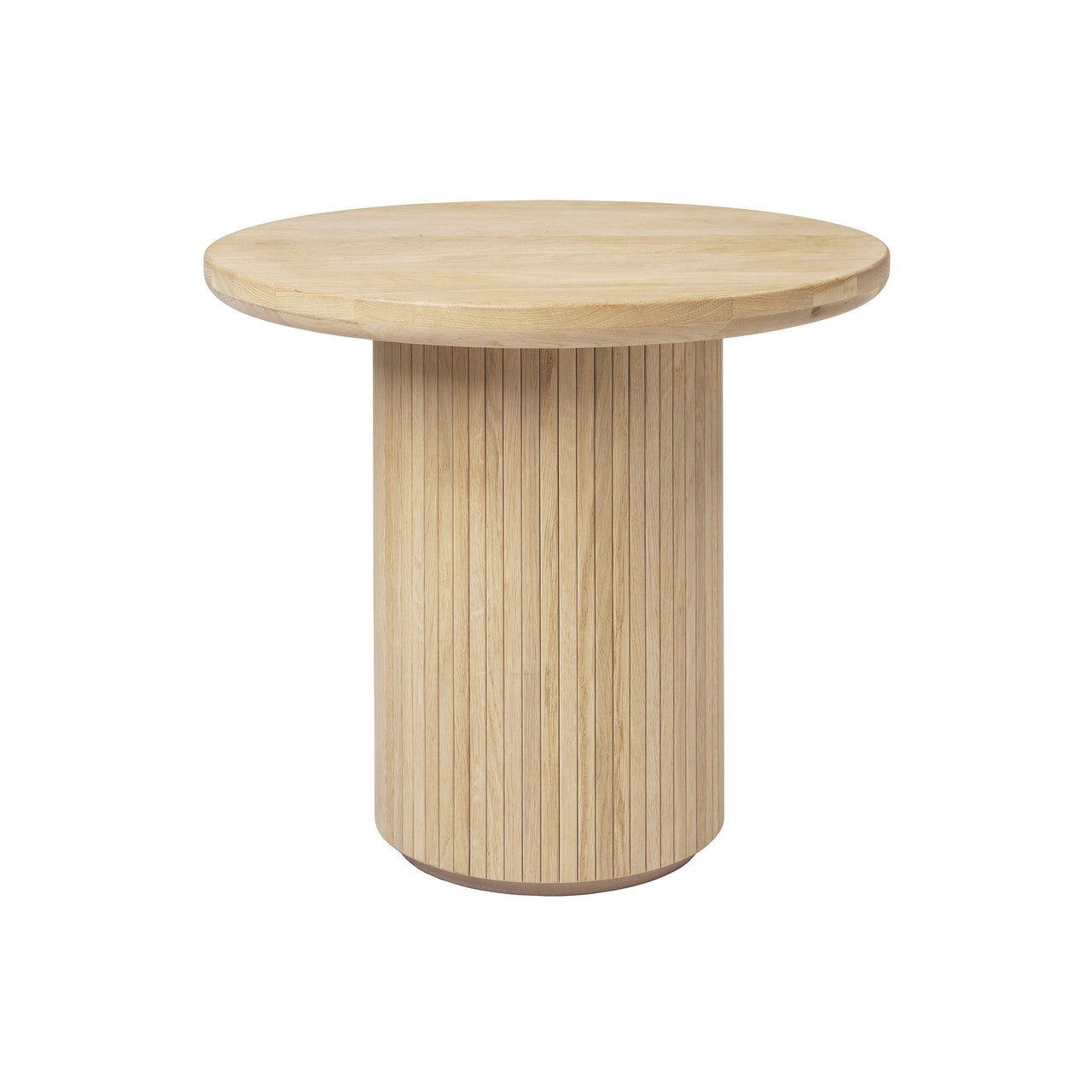 Moon Lounge Table: Soap Treated Solid Oak