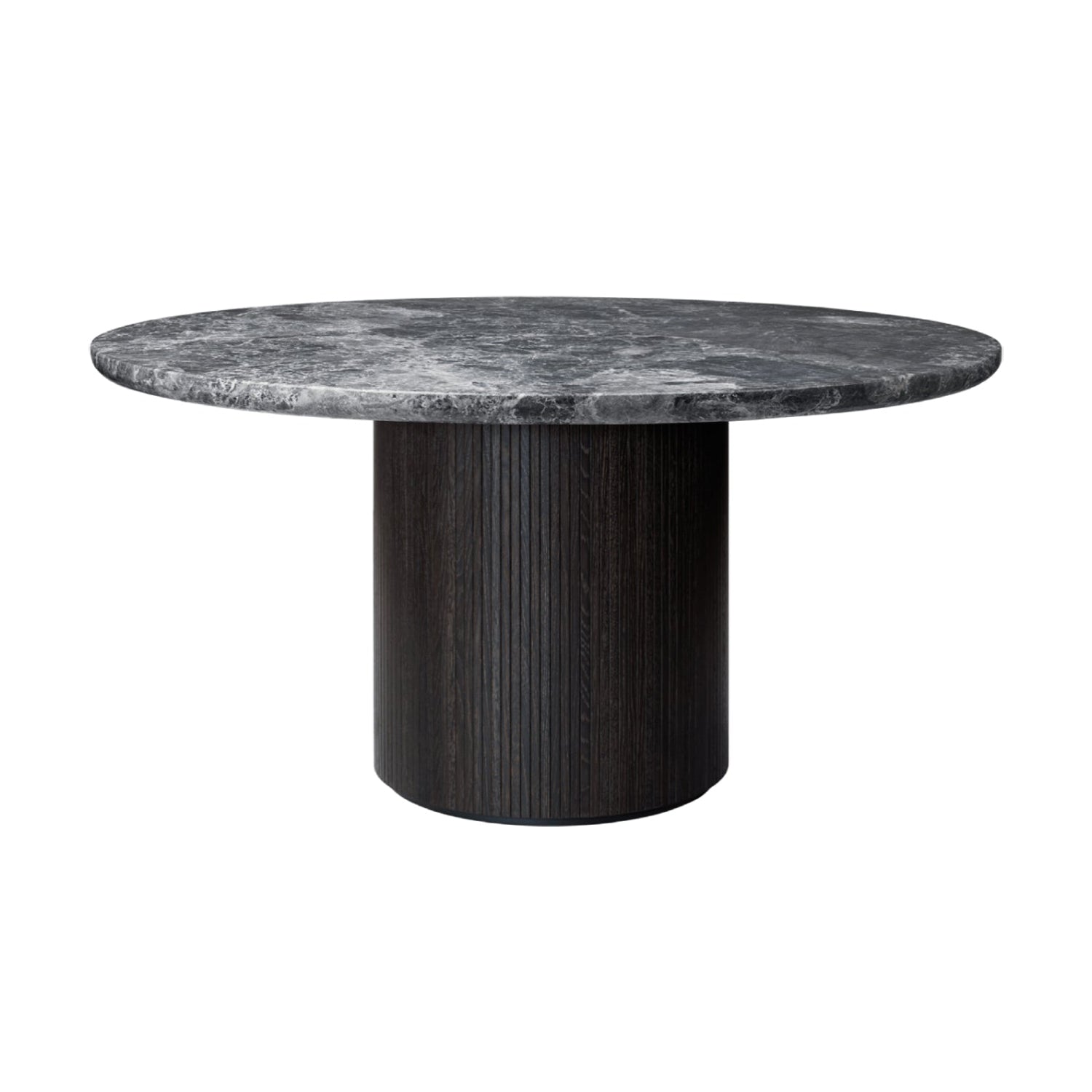 Moon Round Dining Table: Marble Top + Large - 59.1