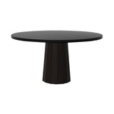 Container Round Table: Large + Bodhi Cover + Black Stained + Wenge