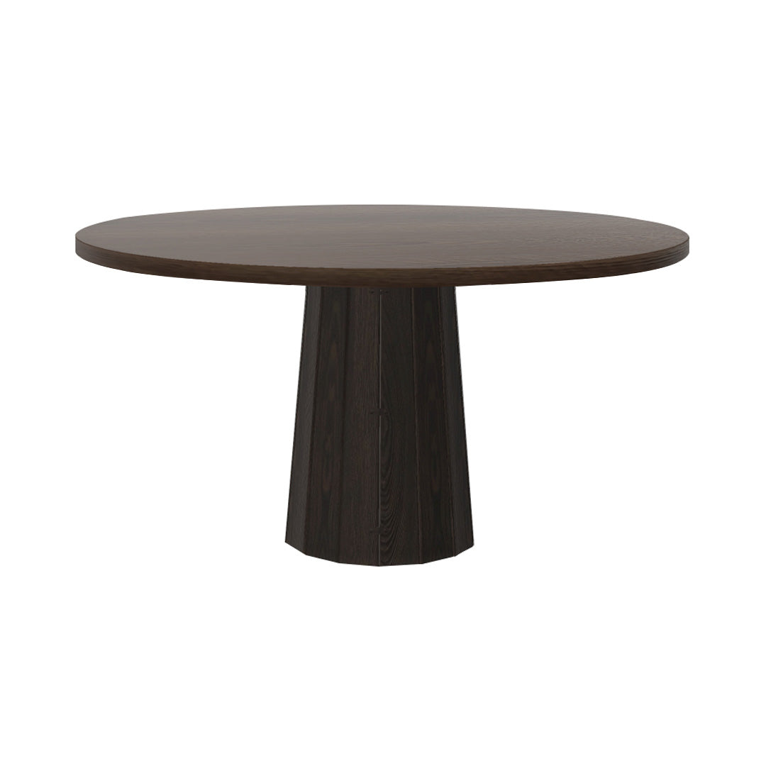 Container Round Table: Large + Bodhi Cover + Cinnamon Stained + Grey