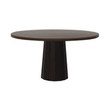 Container Round Table: Large + Bodhi Cover + Cinnamon Stained + Wenge