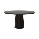 Container Round Table: Large + Bodhi Cover + Grey stained + Wenge