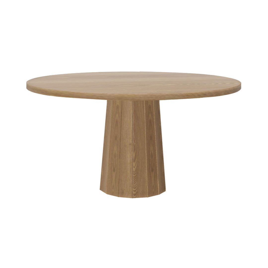Container Round Table: Large + Bodhi Cover + Natural Oil + Natural Oil