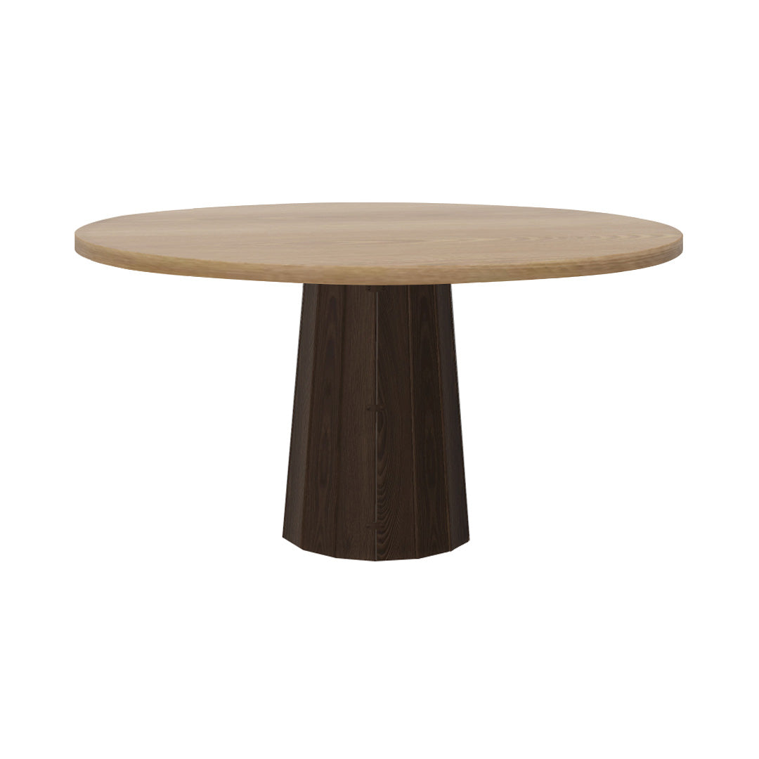 Container Round Table: Large + Bodhi Cover + Natural Oil + Cinnamon
