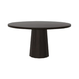 Container Round Table: Large + Bodhi Cover + Wenge Stained + Grey
