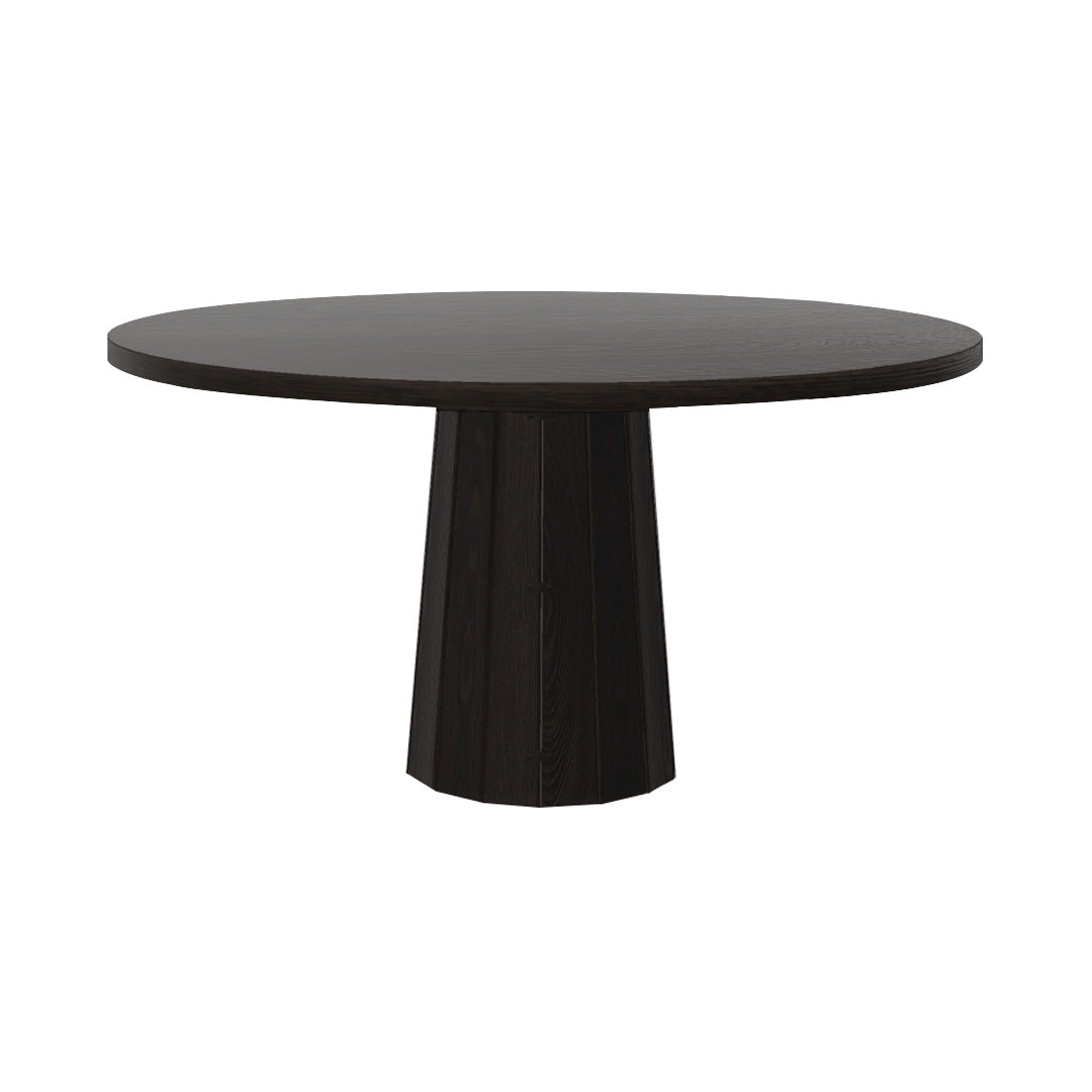Container Round Table: Large + Bodhi Cover + Wenge Stained + Wenge