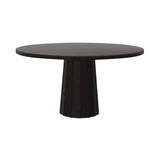 Container Round Table: Large + Bodhi Cover + Wenge Stained + Wenge