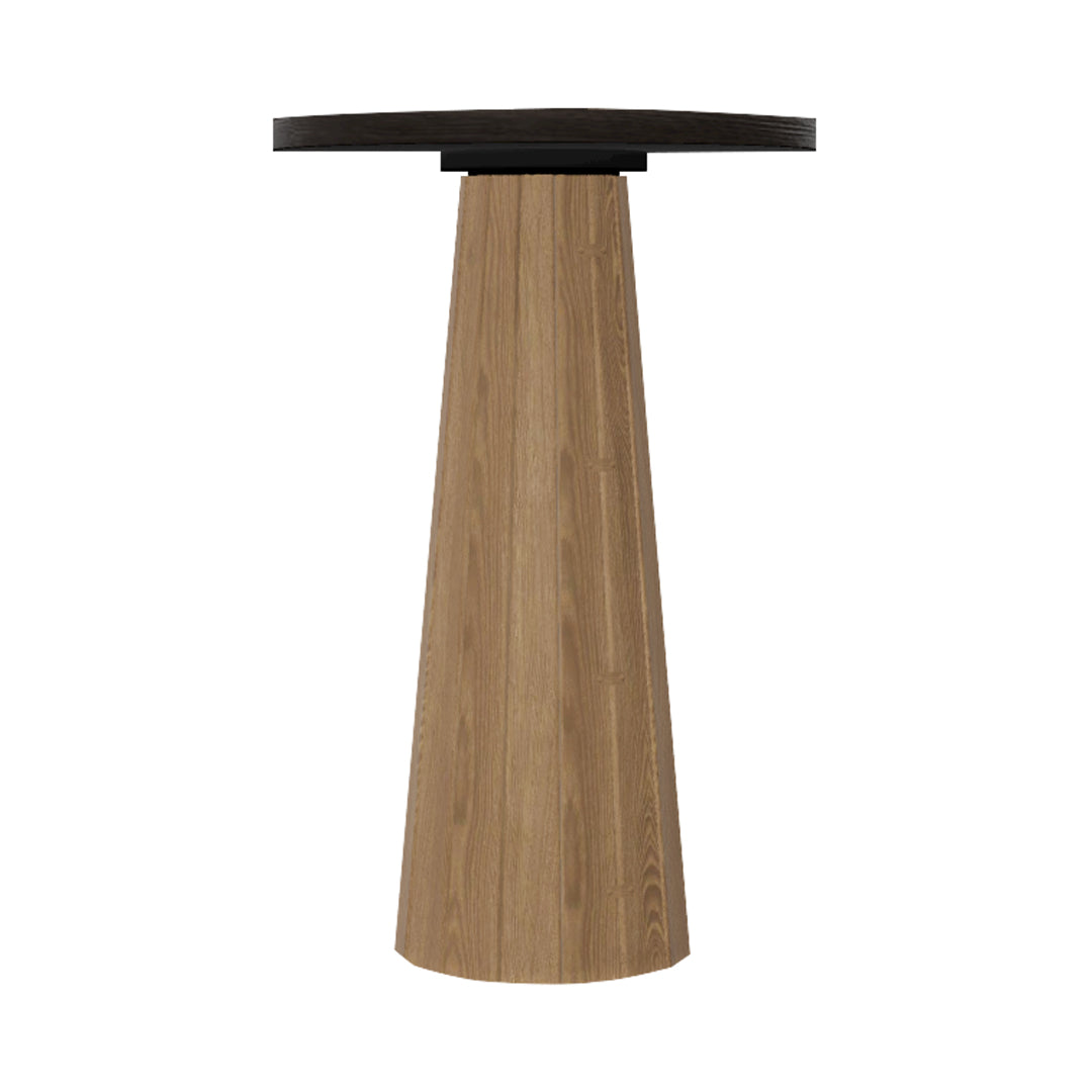 Container Bar Table: Bodhi Cover + Round + Wenge Stained + Natural Oil