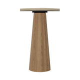 Container Bar Table: Bodhi Cover + Round + White Wash Stained + Natural Oil