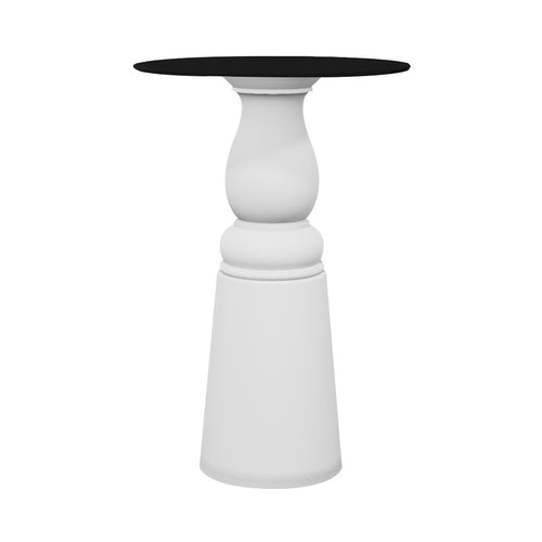 Container HPL Bar Table: New Antiques + Round + Black + White
