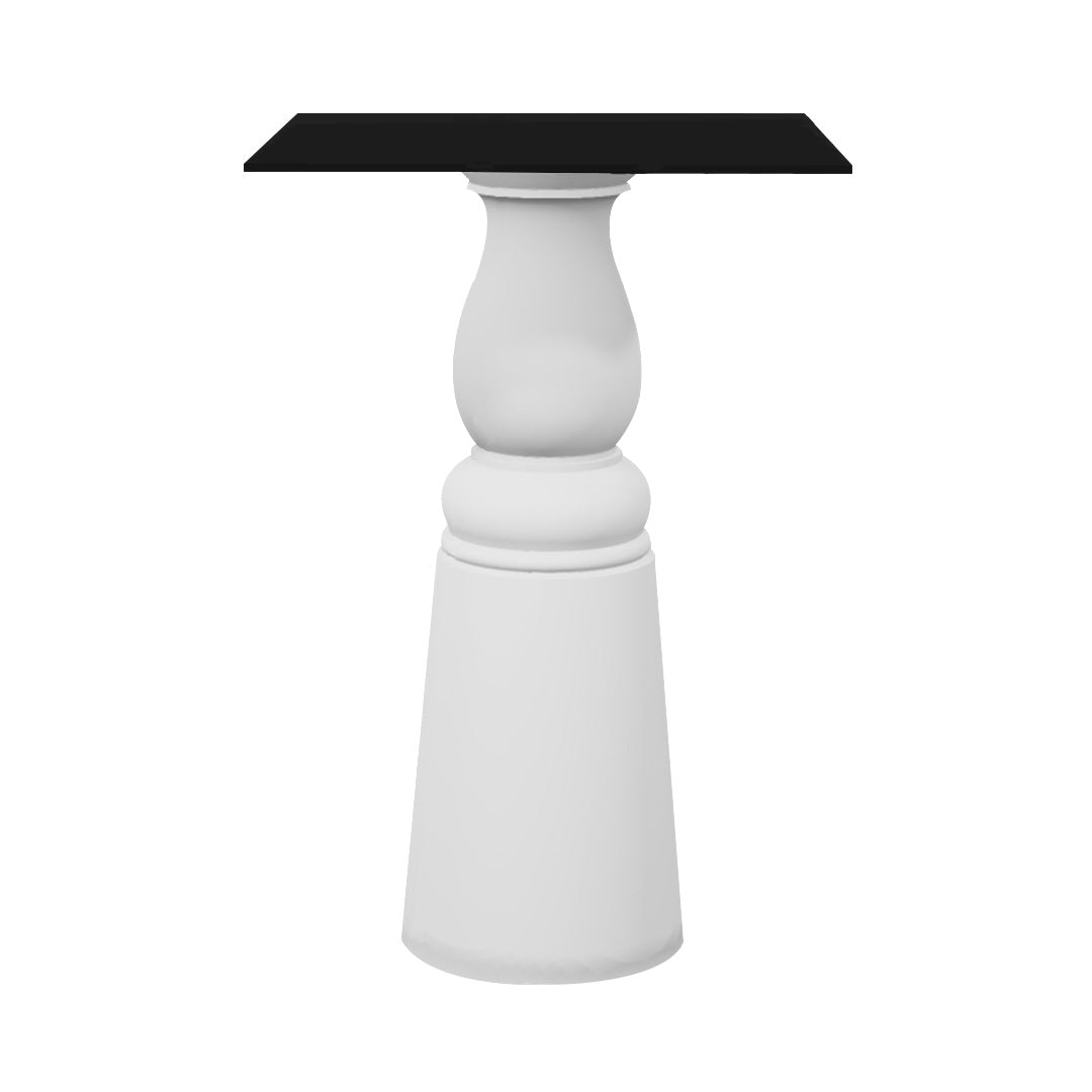 Container HPL Bar Table: New Antiques + Square + Black + White