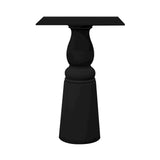 Container HPL Bar Table: New Antiques + Square + Black + Black