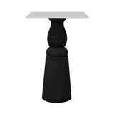 Container HPL Bar Table: New Antiques + Square + White + Black