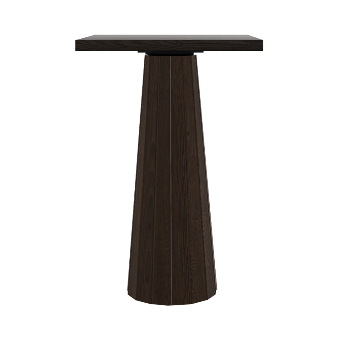 Container Bar Table: Bodhi Cover + Square + Grey Stained + Cinnamon