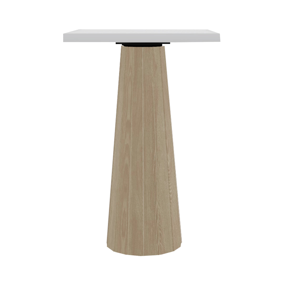 Container Bar Table: Bodhi Cover + Square + Traffic White  + White Wash