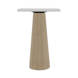 Container Bar Table: Bodhi Cover + Square + Traffic White  + White Wash