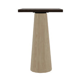 Container Bar Table: Bodhi Cover + Square + Cinnamon + White Wash