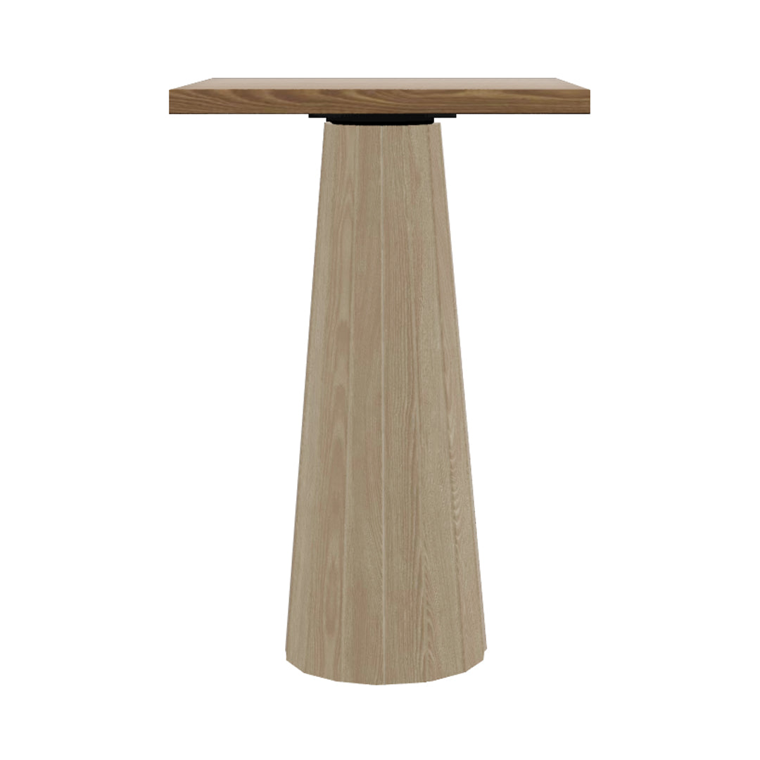 Container Bar Table: Bodhi Cover + Square + Natural Oil + White Wash