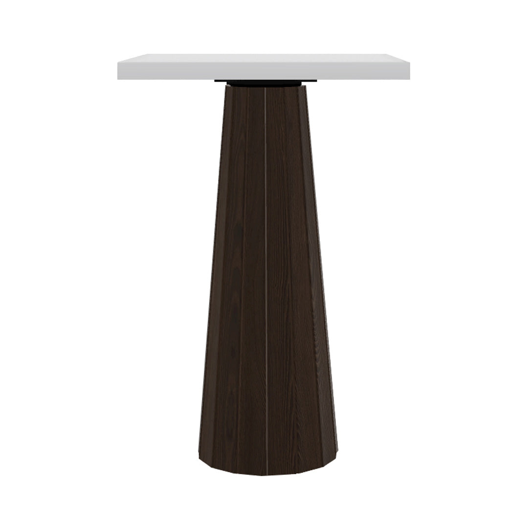 Container Bar Table: Bodhi Cover + Square + Traffic White + Cinnamon