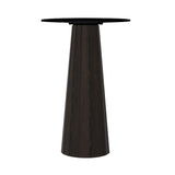 Container HPL Bar Table: Bodhi Cover + Round + Black + Grey