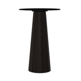 Container HPL Bar Table: Bodhi Cover + Round + Black + Wenge