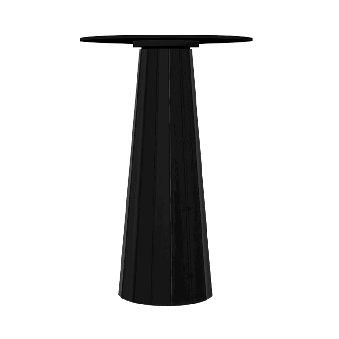 Container HPL Bar Table: Bodhi Cover + Round + Black + Wenge