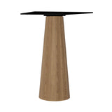 Container HPL Bar Table: Bodhi Cover + Square + Black+ Natural Oil