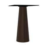 Container HPL Bar Table: Bodhi Cover + Square + Black + Cinnamon