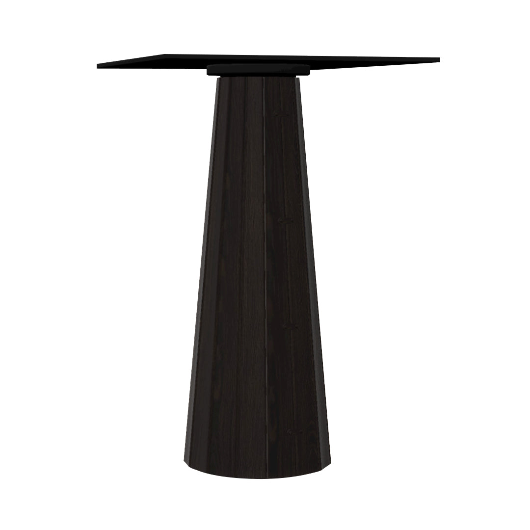 Container HPL Bar Table: Bodhi Cover + Square + Black + Wenge