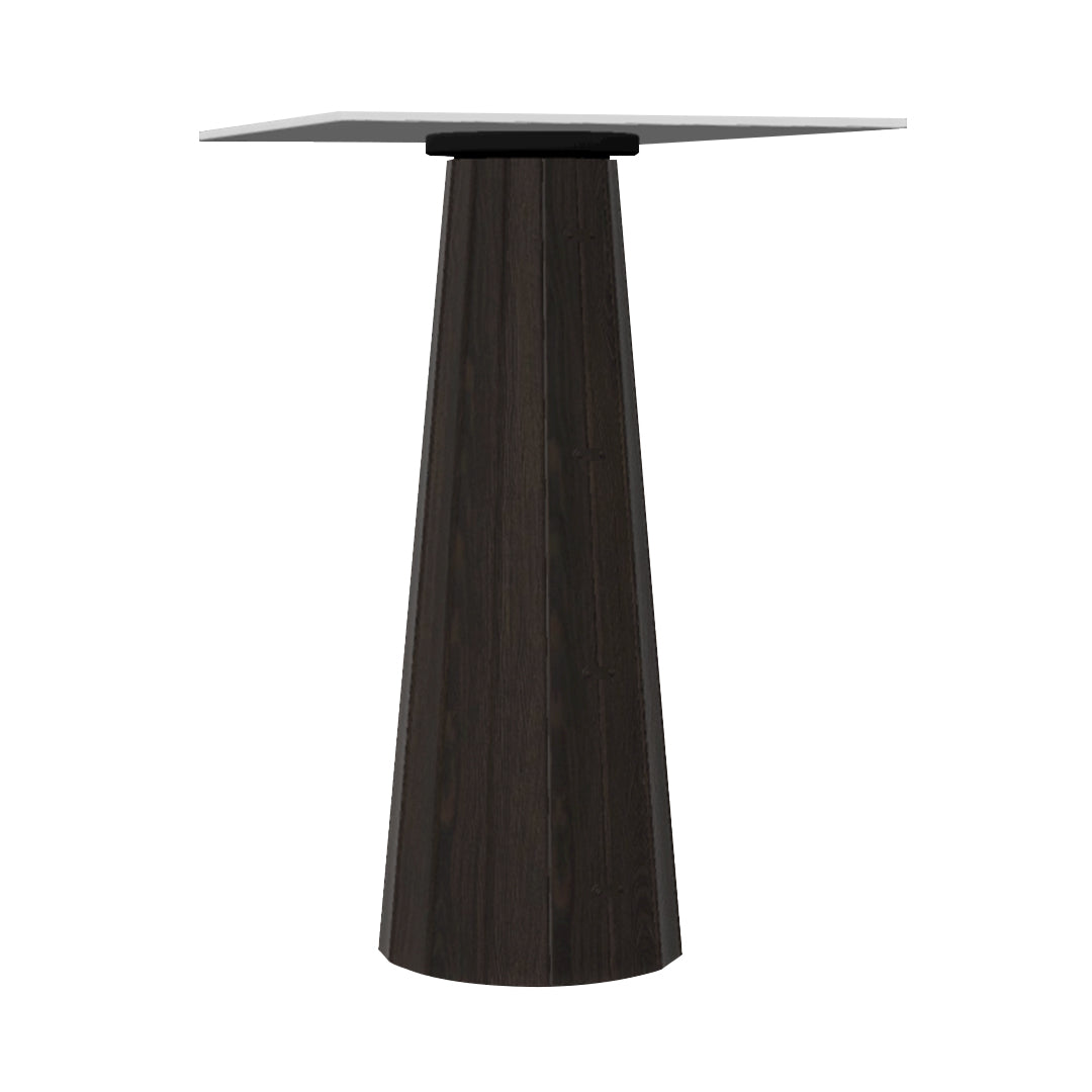 Container HPL Bar Table: Bodhi Cover + Square + White + Grey