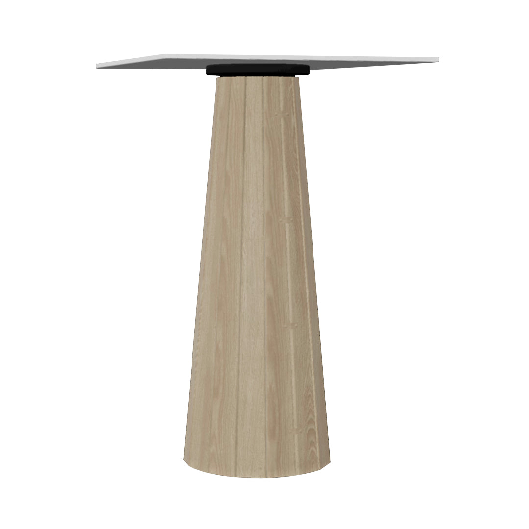 Container HPL Bar Table: Bodhi Cover + Square + White + White Wash