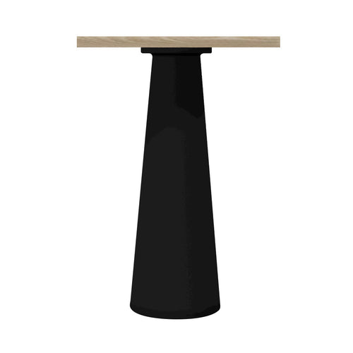 Container Bar Table: Square + White Wash + Black