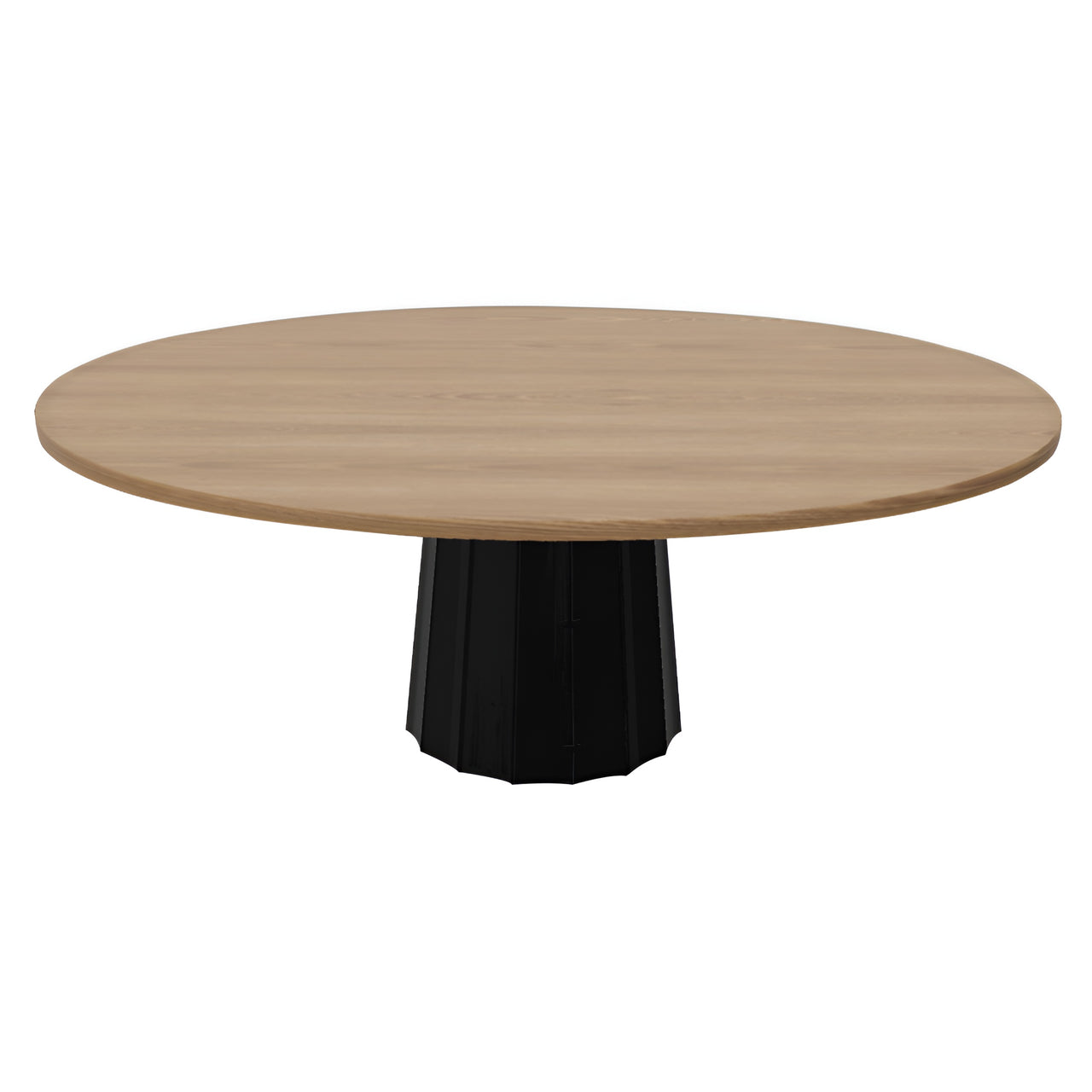 Container Oval Table: Small + Bodhi Cover + Natural Oil + Black