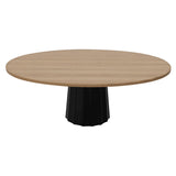 Container Oval Table: Small + Bodhi Cover + Natural Oil + Black