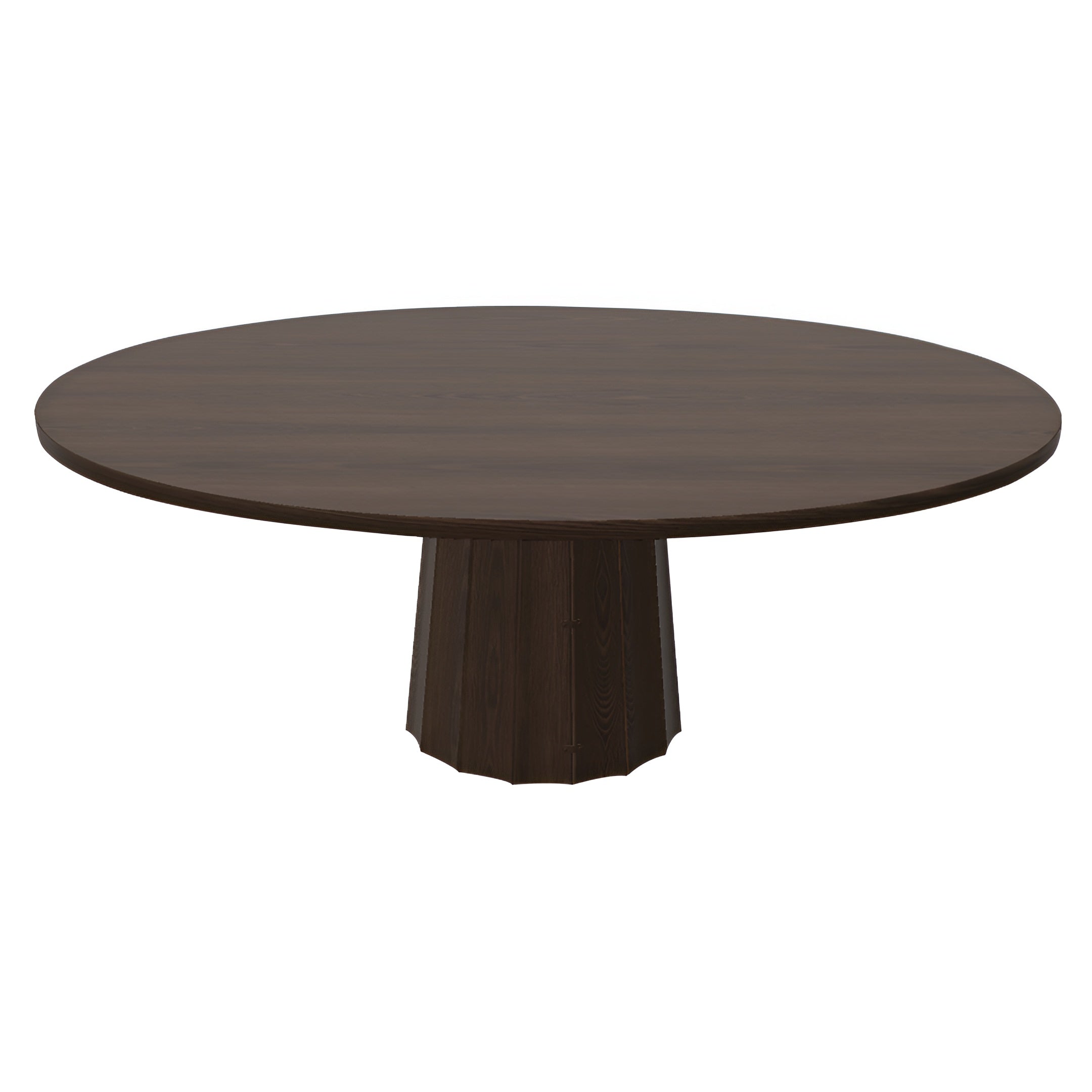 Container Oval Table: Small + Bodhi Cover + Cinnamon Stained + Cinnamon