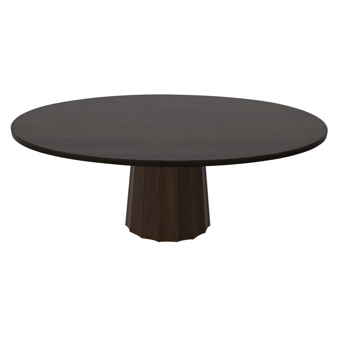 Container Oval Table: Small + Bodhi Cover + Wenge Stained + Cinnamon